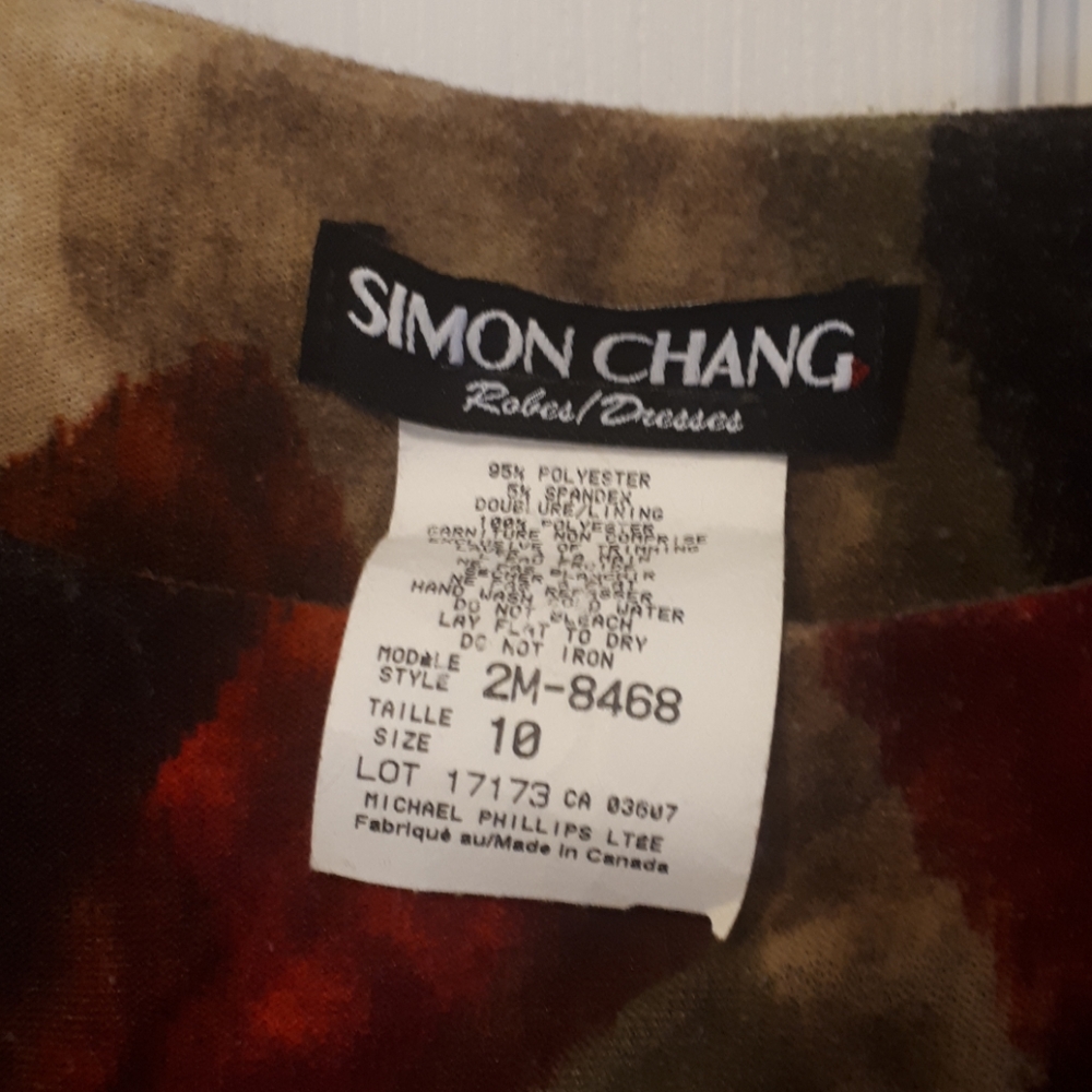 SIMON CHANG DRESS - Picture 2 of 4